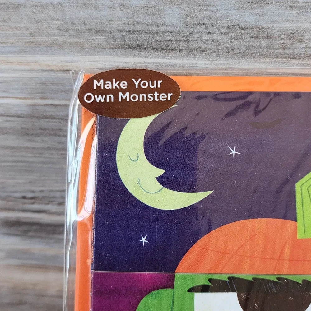 Papyrus Halloween Card Make Your Own Monster Flipbook Interactive Greeting New